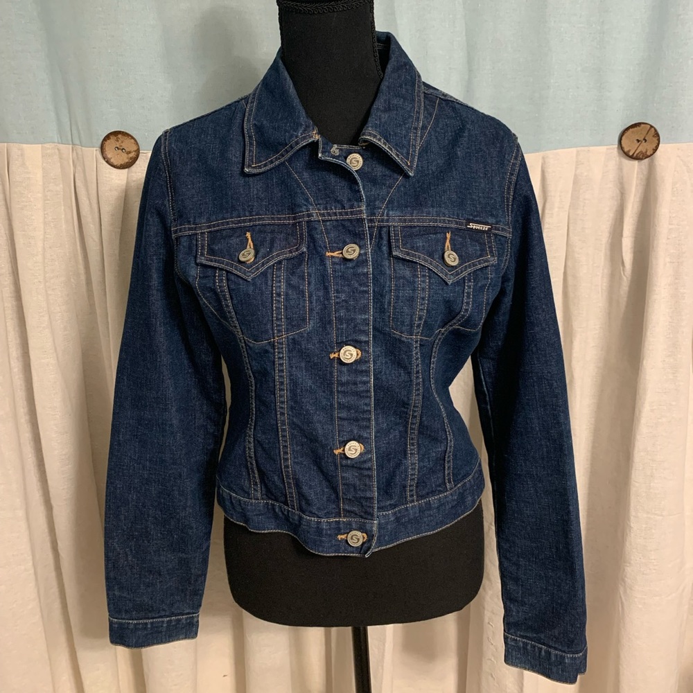 Vintage Stephen Hardy Squeeze Jean Jacket